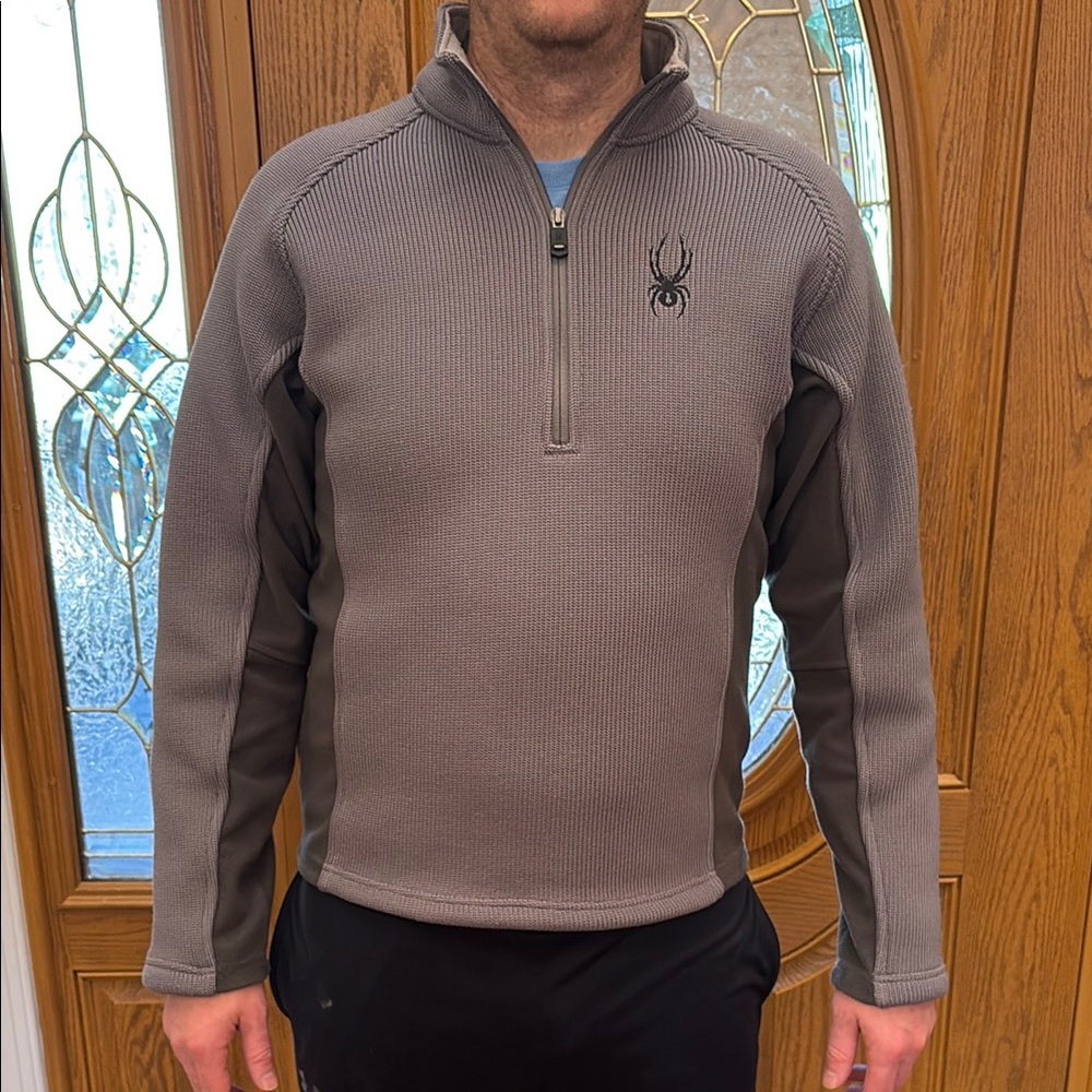 Spyder Gray Quarter-Zip Pullover